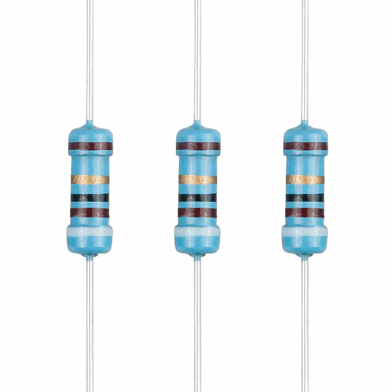 100pcs 91 ohm Resistor 1/2w (0.5Watt) ±1% Tolerance Metal Film Fixed Resistor, Multiple Values of Resistance Optional