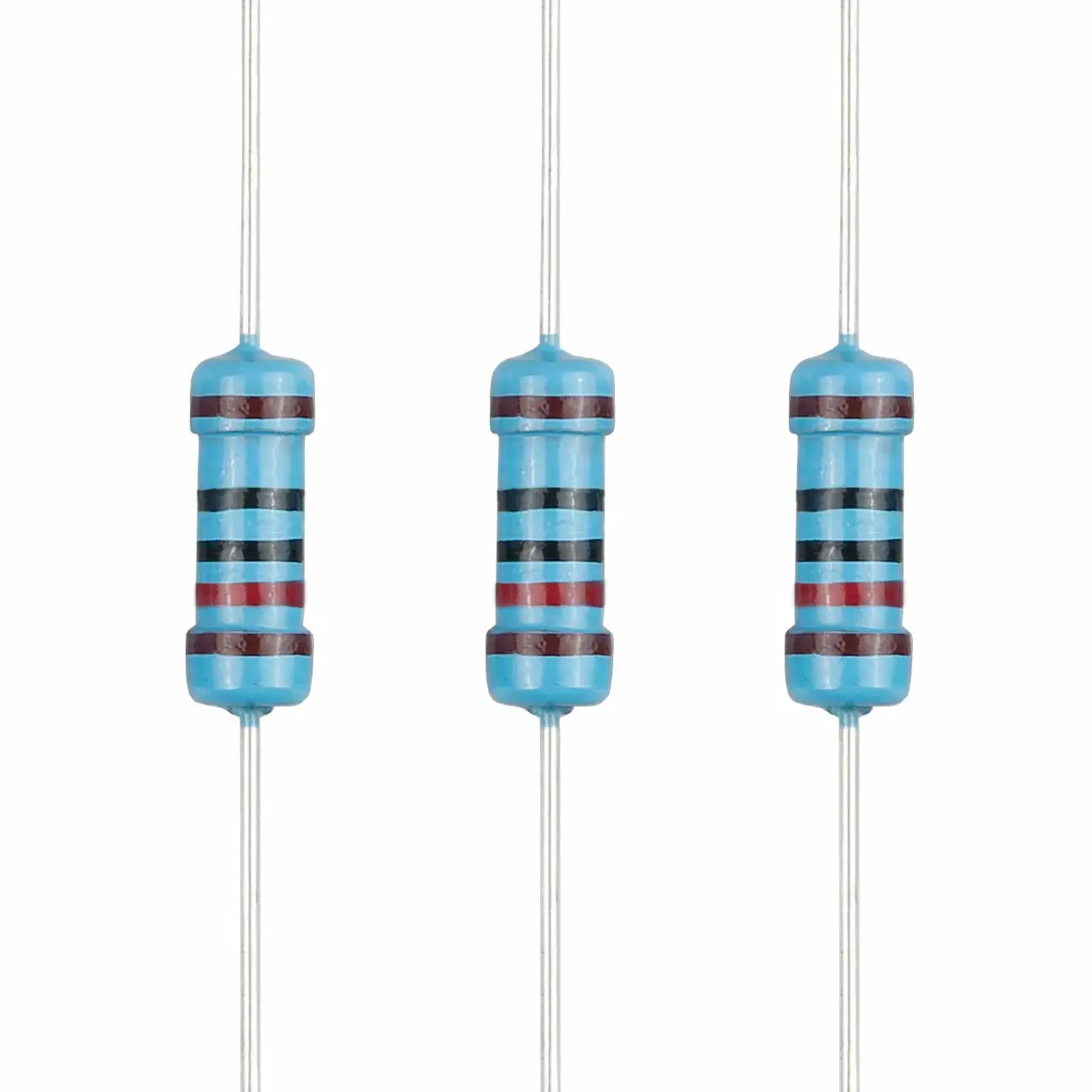 100pcs 120 ohm Resistor 1/2w (0.5Watt) ±1% Tolerance Metal Film Fixed Resistor, Multiple Values of Resistance Optional