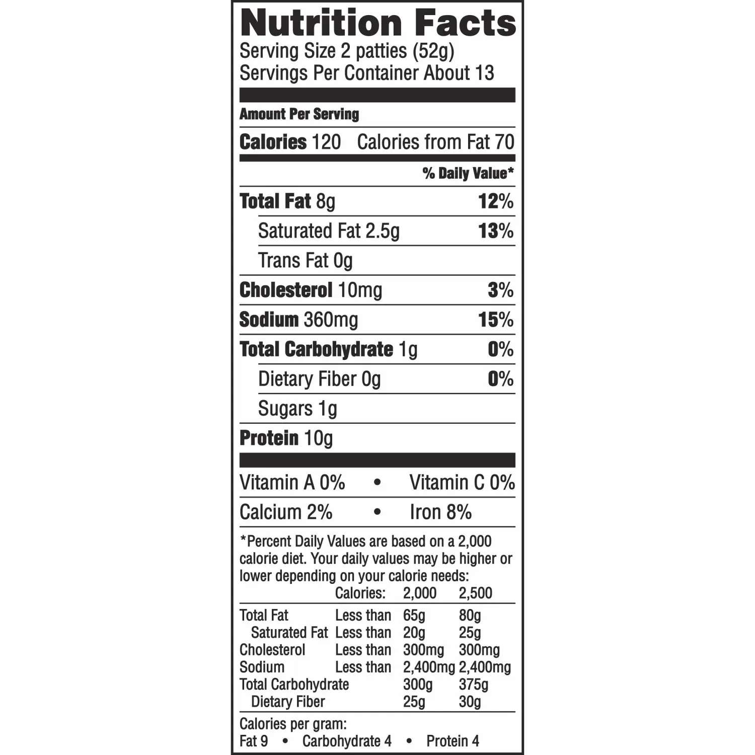 Jimmy Dean, Heat 'N Serve Turkey Sausage Patties, 26 count