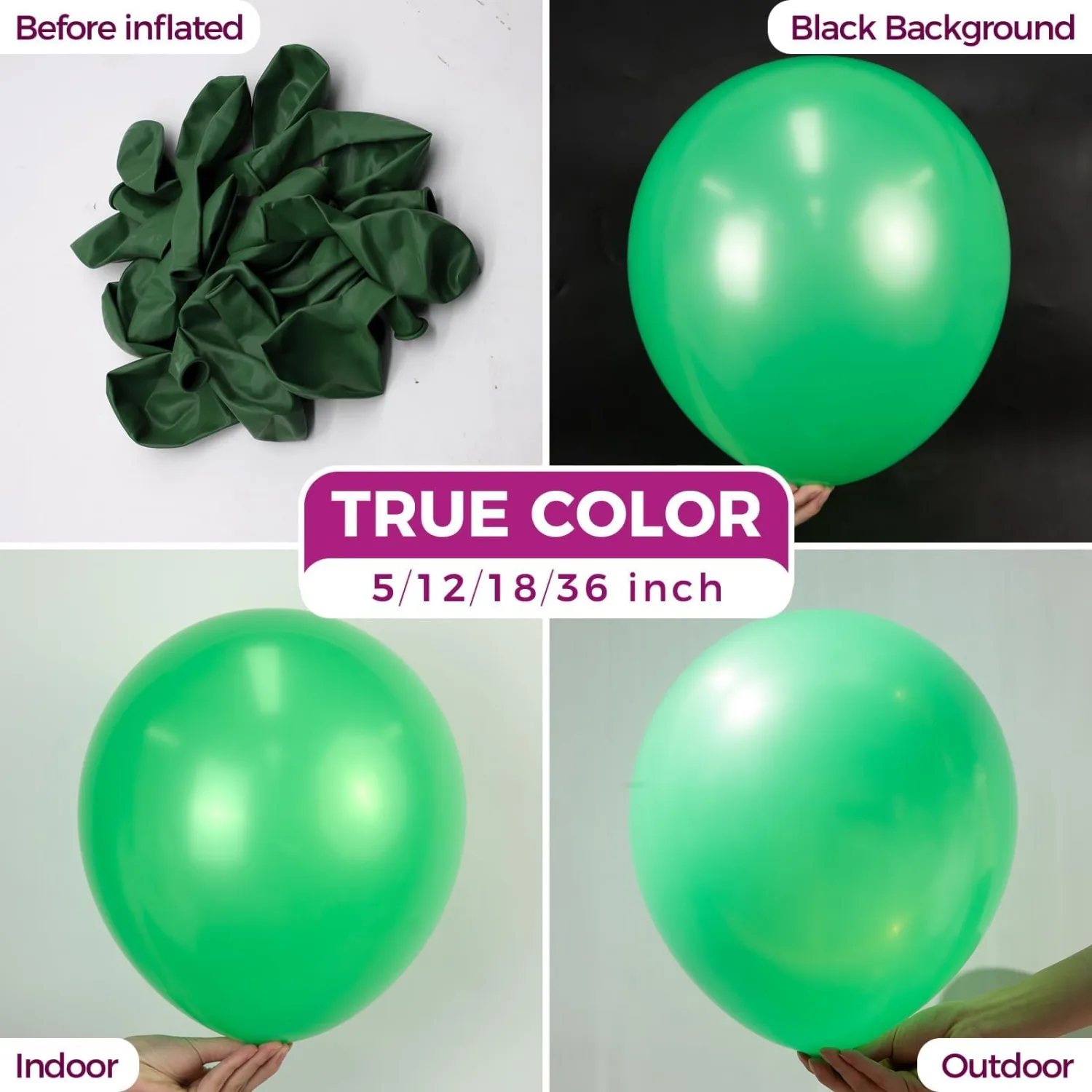 Green Balloons Latex Matte Party Balloons 150 Pack 5 inch Small | Light Green Helium Balloons for Birthday Bridal Shower Christmas Jungle Safari Theme Party Decorations