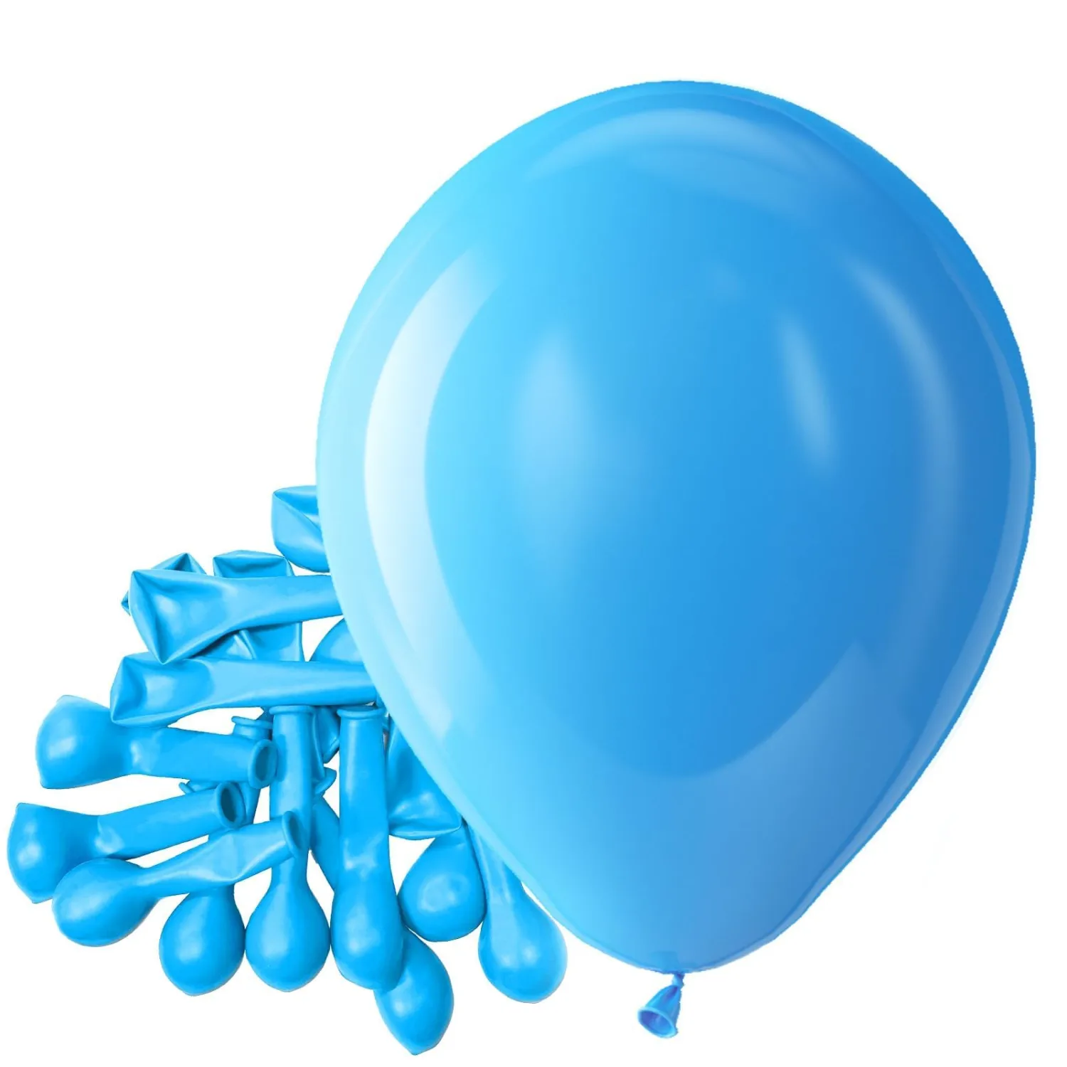 Blue Balloons Latex Matte Party Balloons 150 Pack 5 inch Small | Light Blue Helium Balloons for Birthday Wedding Bridal Shower Gender Reveal Party Decorations