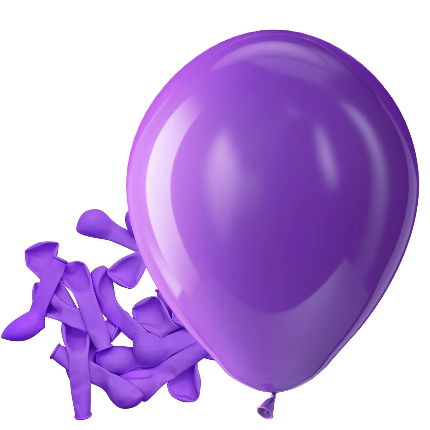 Purple Balloons Latex Matte Party Balloons 150 Pack 5 inch Small | Purple Helium Balloons for Birthday Wedding Bridal Shower Halloween Party Decorations