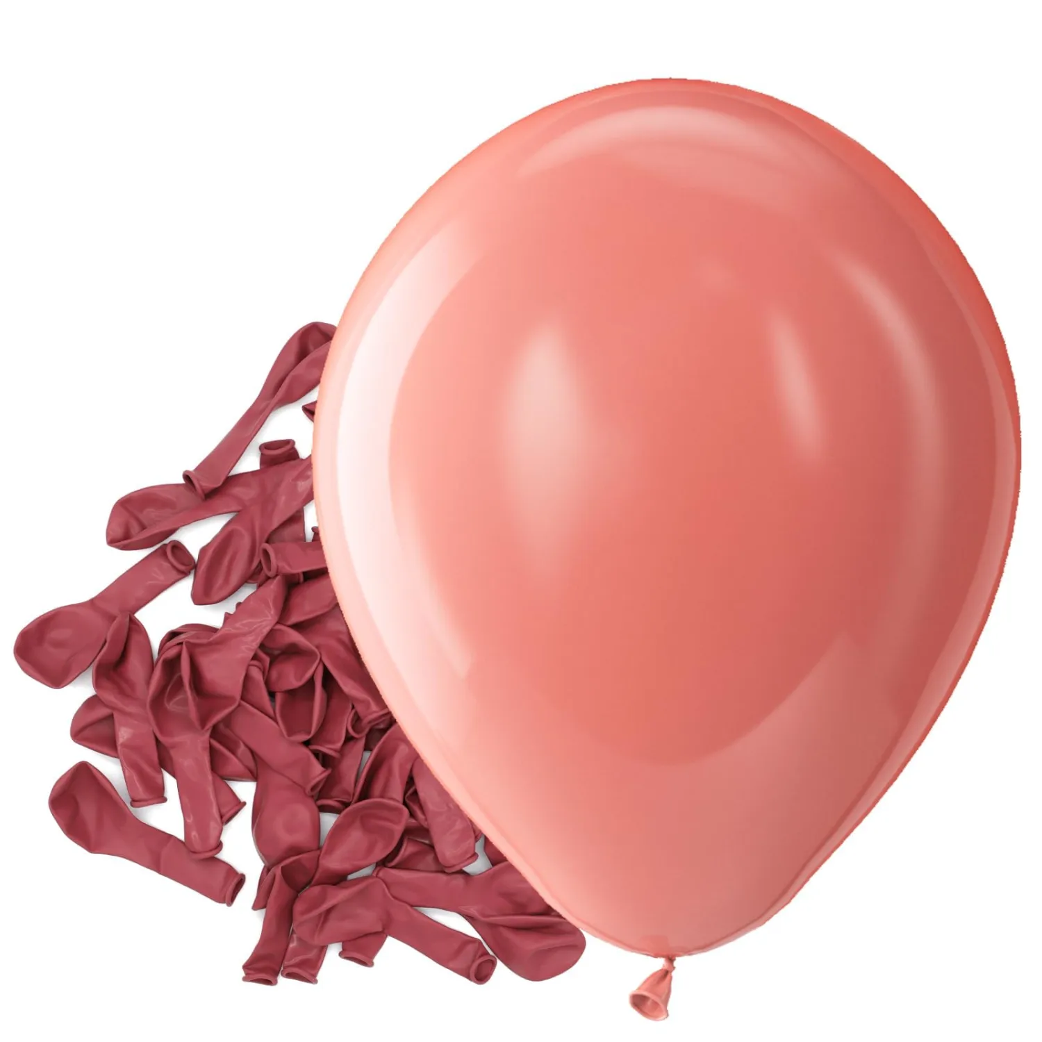 Dusty Pink Latex Matte Party Balloons 150 Pack 5 inch Small | Blush Rose Pink Helium Balloons for Birthday Wedding Anniversary Gender Reveal Boho Theme Party Decoration