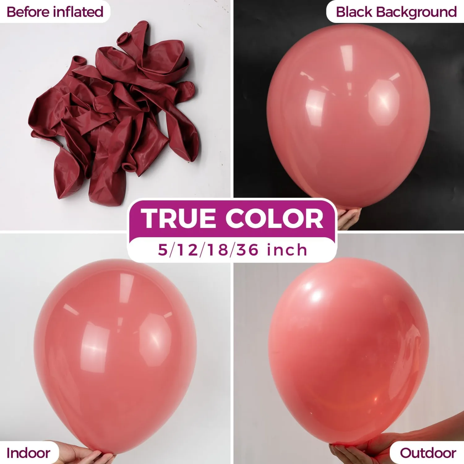 Dusty Pink Latex Matte Party Balloons 150 Pack 5 inch Small | Blush Rose Pink Helium Balloons for Birthday Wedding Anniversary Gender Reveal Boho Theme Party Decoration