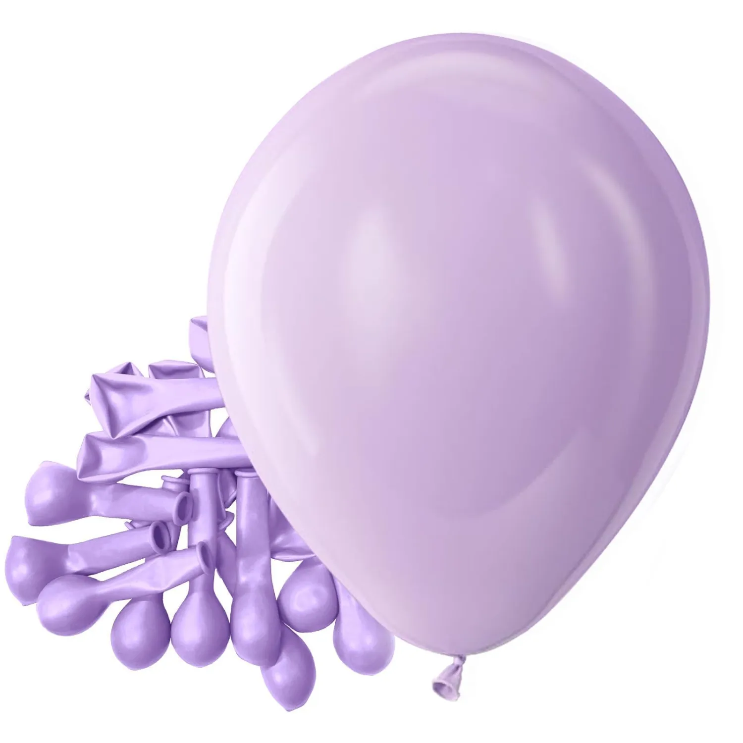 Pastel Purple Latex Matte Party Balloons 150 Pack 5 inch Small | Pale Lavender Light Purple Lilac Balloons for Sunflower Party Decorations