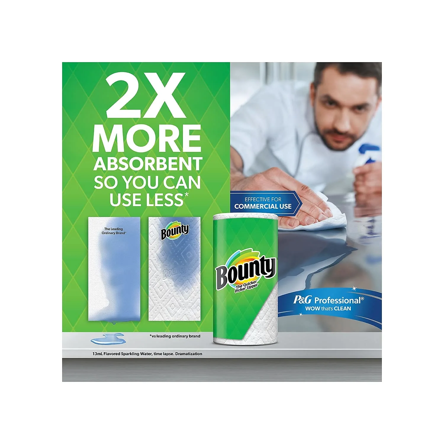 Bounty Select-A-Size Paper Towels, 2-ply, 90 Sheets/Roll, 24 Rolls/Pack (66539/5815)