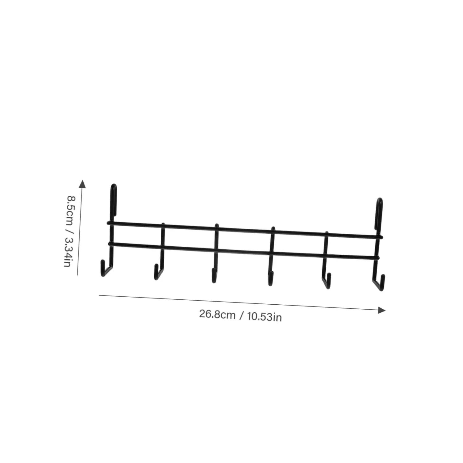 Ipetboom Heavy Duty Wall Mount Metal Hook Rack Hook Garage Organizer for Tools Craft Supplies and Equipment Storage Construction for Workshop Shed and Home Organization