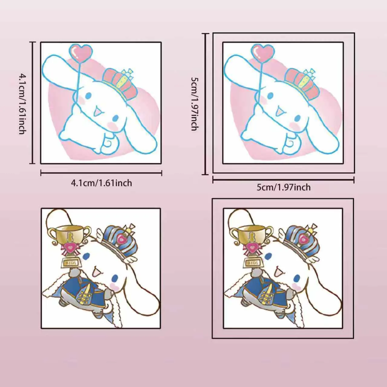 20pcs Cinnamoroll Temporary Tattoos for Teens Birthday Party Supplies, Party Favors Fake Tattoos Stickers,Birthday Decorations Party Game Activities Reward Gifts (Cinnamorolldog)