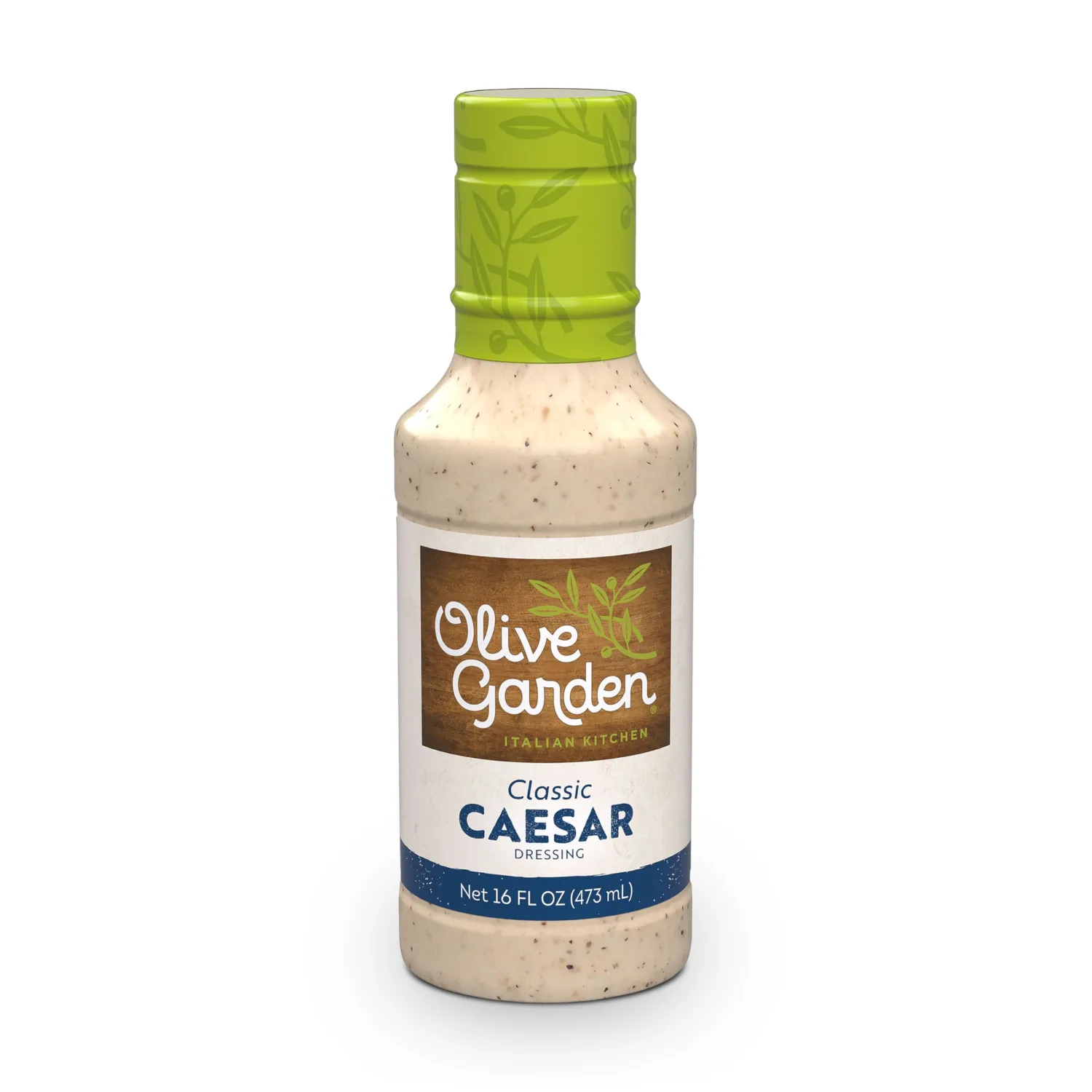 Olive Garden Classic Caesar Dressing, 16 fl. oz., Made with Parmesan Cheese, Spices, Red Wine Vinegar and Lemon, Perfect Chicken Marinade, Sandwich Spread or Salad Dressing