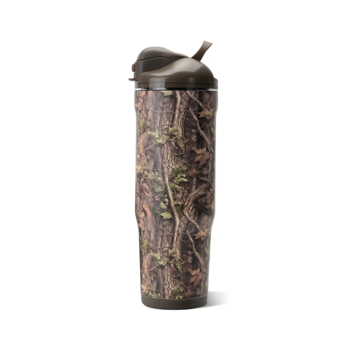 HydroJug Ease2o 32oz Insulated Water Bottle, Straw & Chug Lid, Woodland