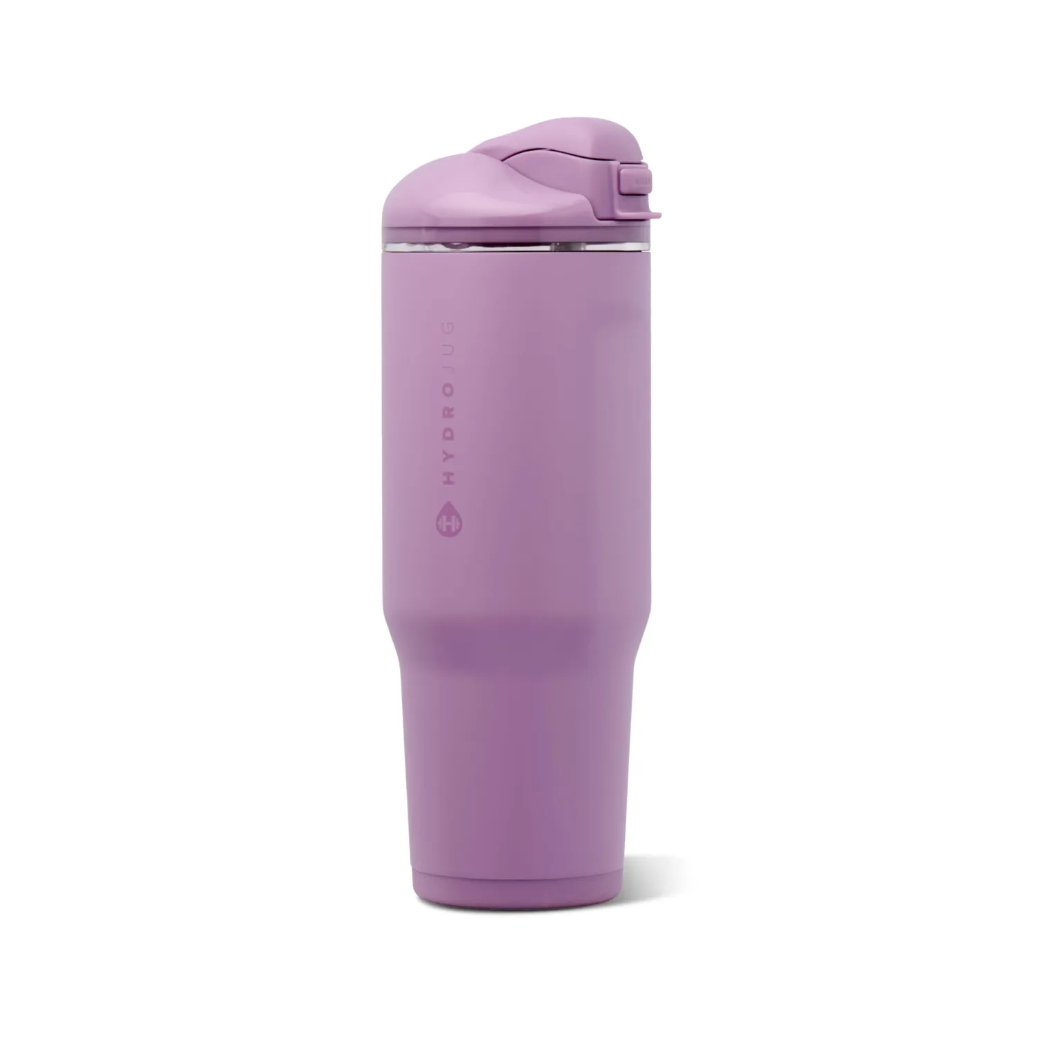 HydroJug Ease2o 40oz Insulated Water Bottle, Straw & Chug Lid, Pixie | Pressure-vented lid, leak-resistant, stainless steel, vacuum insulated, water-level window, cup holder friendly, BPA-free