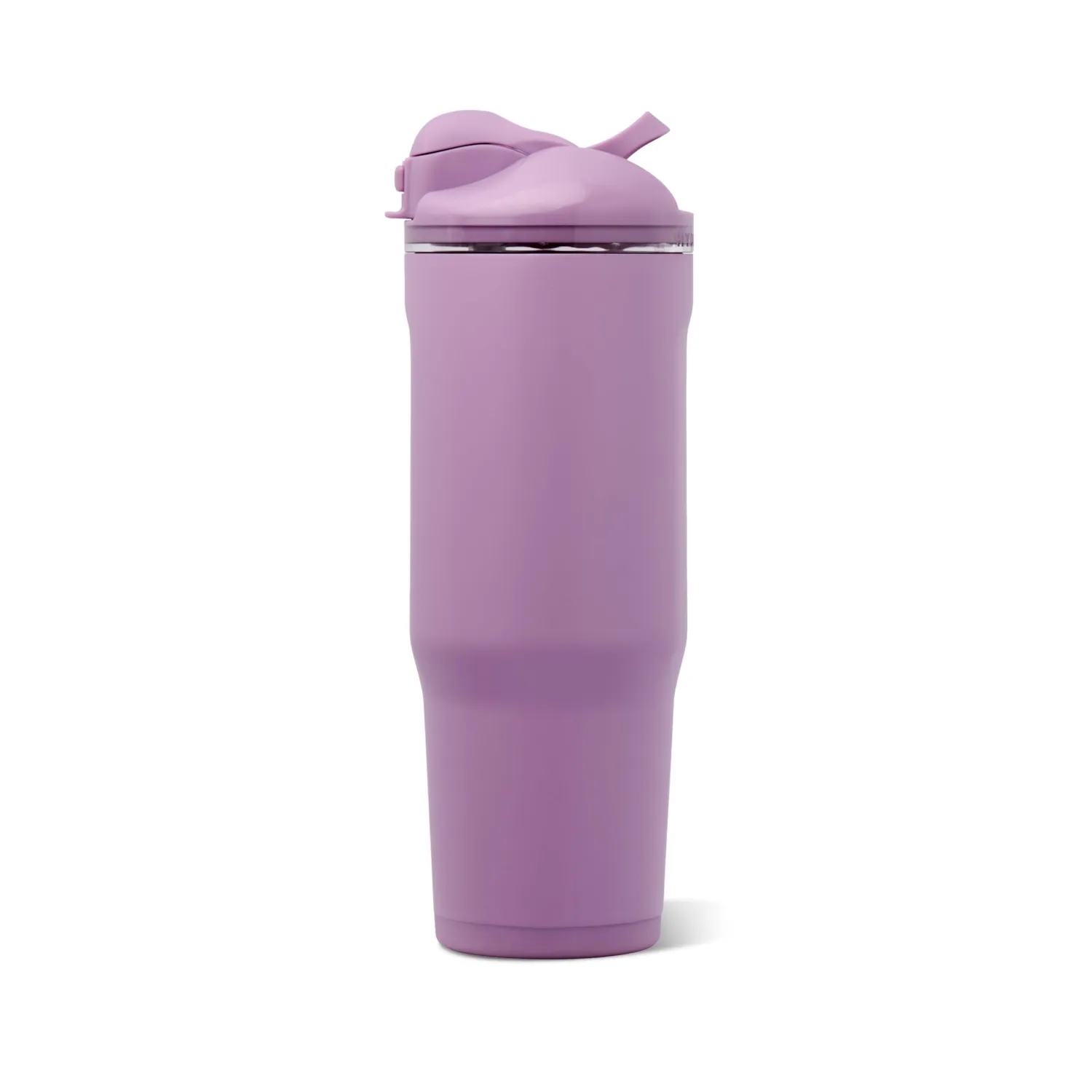 HydroJug Ease2o 40oz Insulated Water Bottle, Straw & Chug Lid, Pixie | Pressure-vented lid, leak-resistant, stainless steel, vacuum insulated, water-level window, cup holder friendly, BPA-free