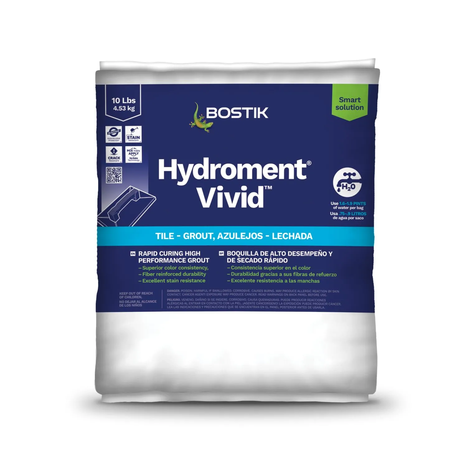 BOSTIK HYDROMENT Vivid 10lb Powder Tile Grout – Latte H192 | Latte H192 - Easy Apply High‑Performance Color‑Consistent Durable Stain‑Resistant Fast‑Curing for Indoor & Outdoor