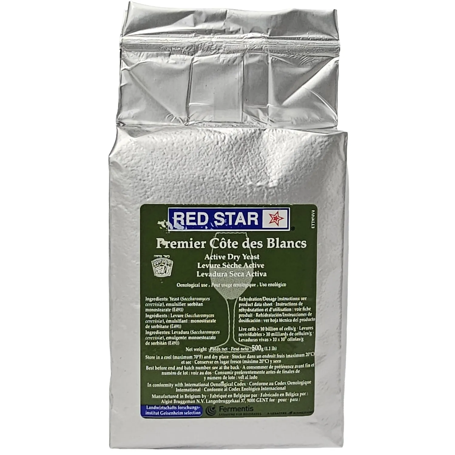 Red Star Cote des Blancs 500g Brick