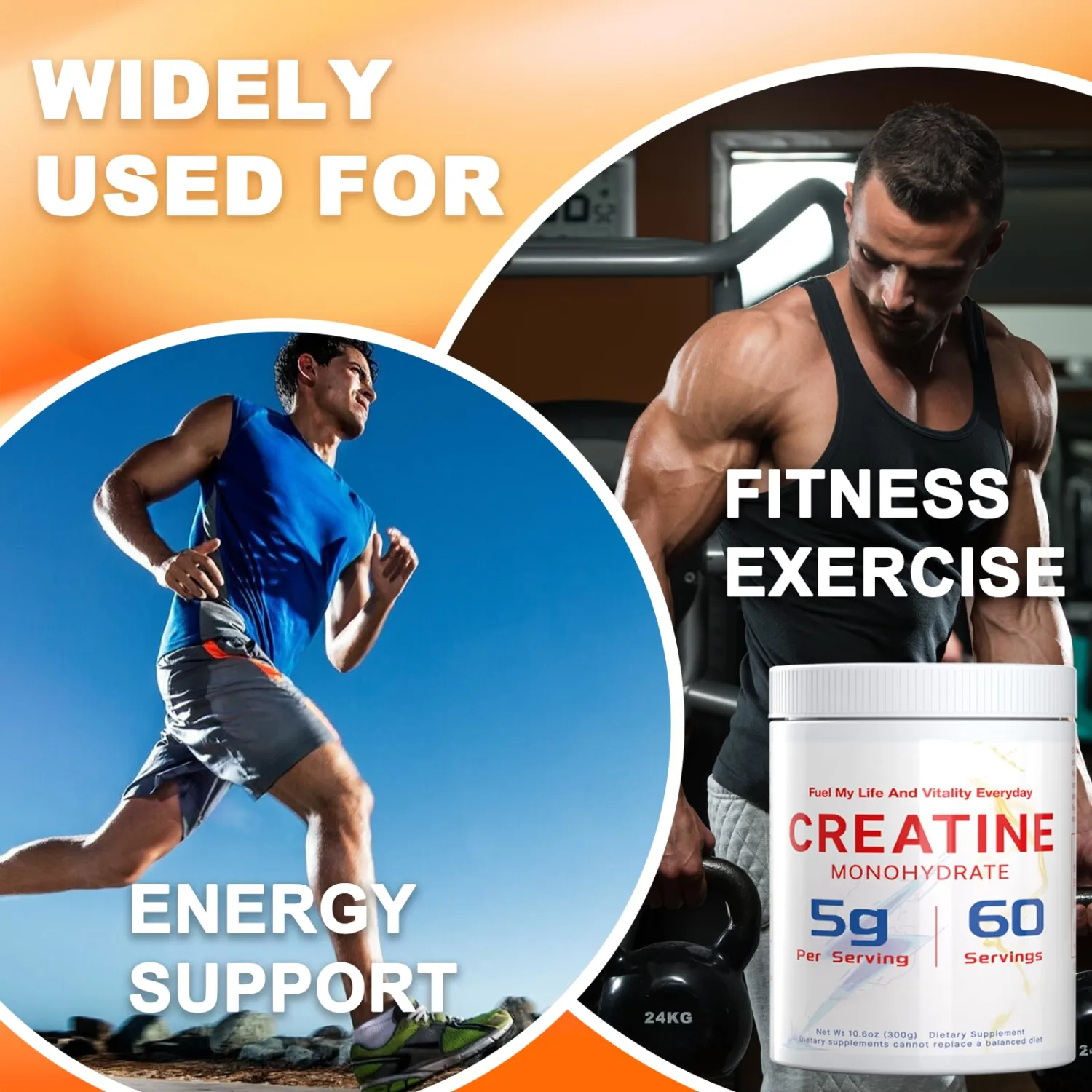 Dr.HR Creatine Monohydrate Powder for Women Men Supports Muscle Growth Strength, Energy & Athletic Performance, 200 Mesh Fast Dissolving Pure Instantized & Easy to Absorb, 60 Servings