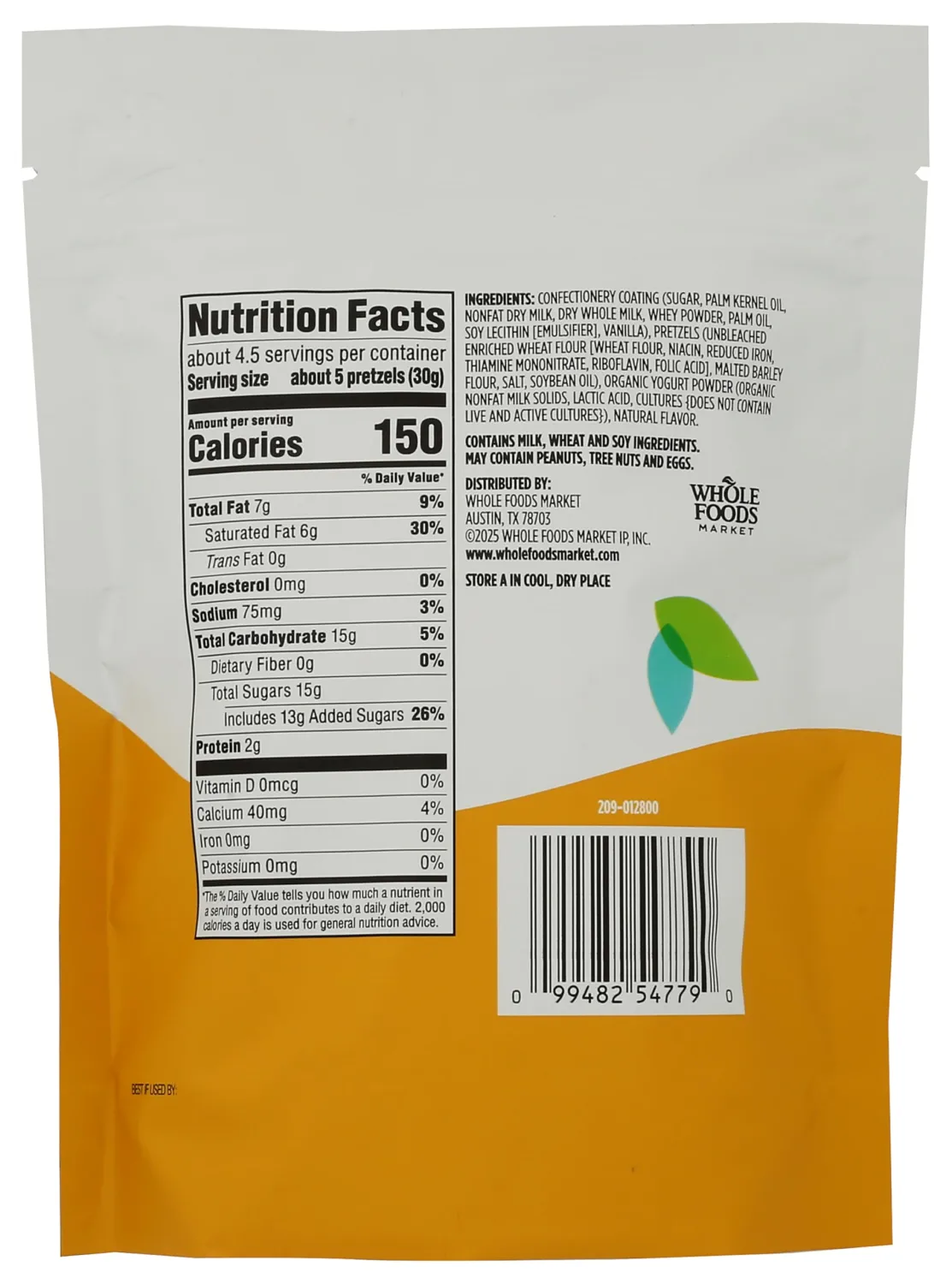 365 by Whole Foods Market Yogurt Covered Pretzel, 5 OZ