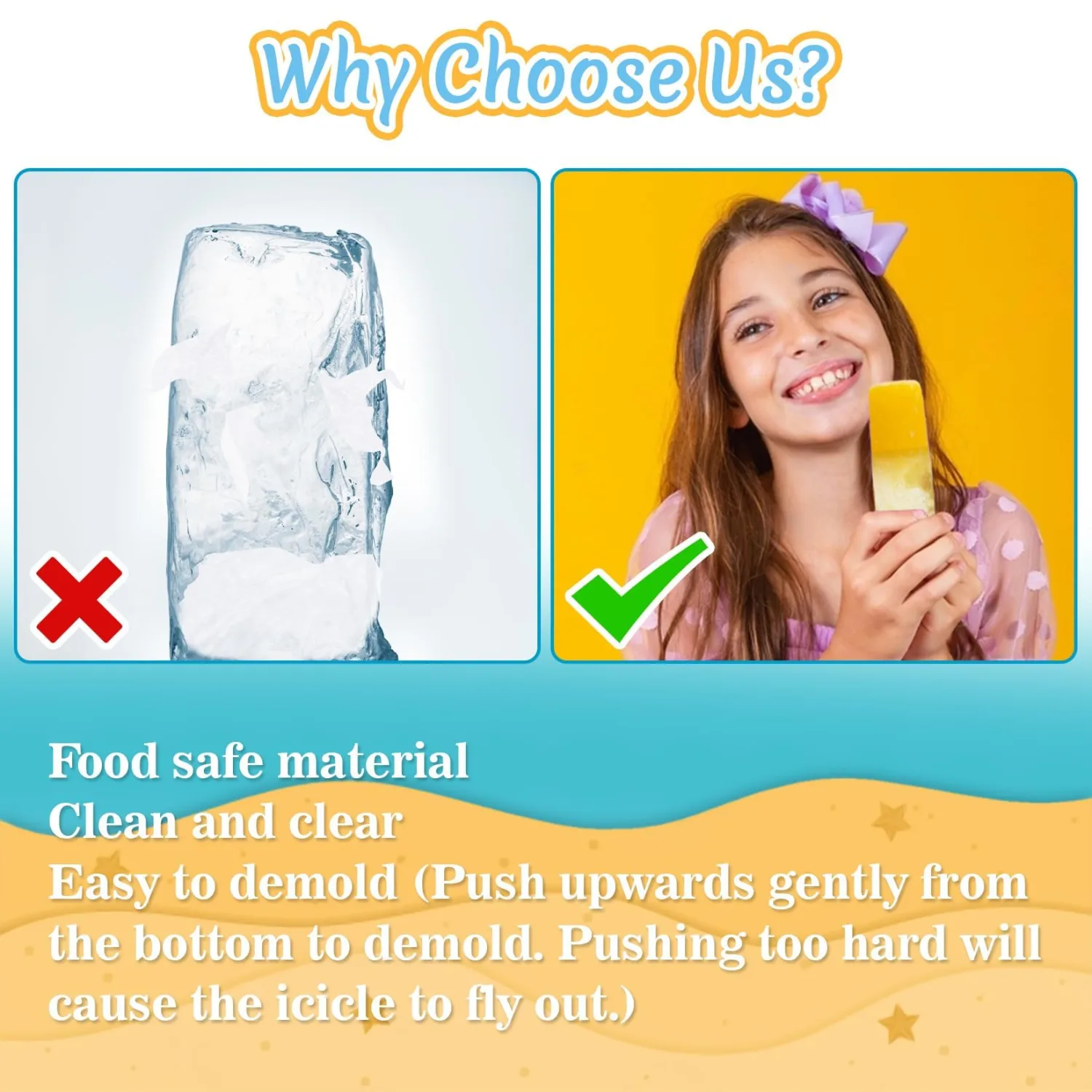 MAQIHAN 100 Ice Candy Plastic Bags - 4x12 Disposable Bolis Ice Pop Bags | Bolsas para bolis de hielo mexicanos, Bolsas para helados caseros, Popsicle Mold Bags for Ice Cream Smoothie, Beach Essential