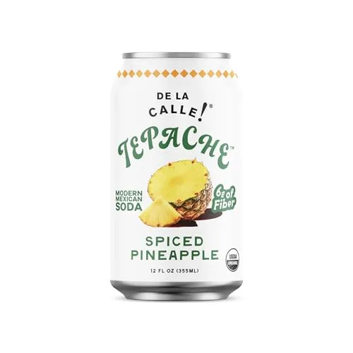 De La Calle Organic Traditional Pineapple Spice Tepache, 12 FZ