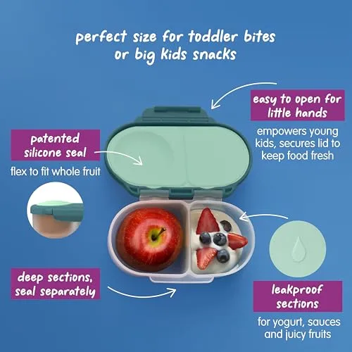 b.box Snack Box, Snack Containers for Kids, Kids Lunch Box, Toddler Snacks