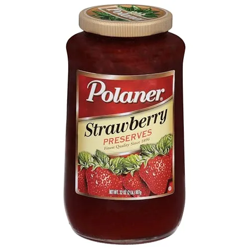 Polaner Preserves, Strawberry, 32 Ounce