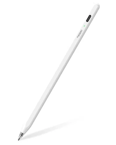 Metapen Pencil Air8 Pro for iPad 2018-2025, Ultra-Quiet, 2X Fast Charging, Palm Rejection Stylus Pen for iPad a16/11/10/9/8/7/6th Gen, Pro 12.9/11/13-inch M4, Air 3/4/5/M2/M3, Mini 5/6th