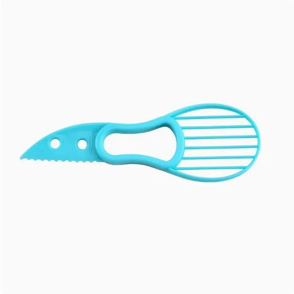 3-in-1 Avocado Slicer, Plastic Cutter with Peeler, Corer, and Pulp Separator, Kitchen Tool