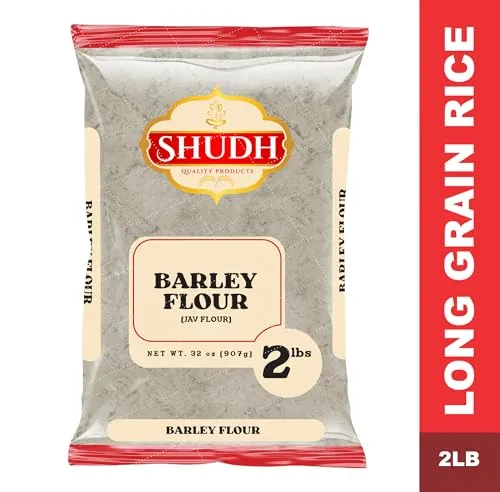 Shudh BARLEY FLOUR (JAV FLOUR) 2 LB ~ All Natural | Vegan | Non-GMO