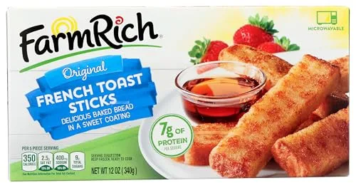 Farm Rich Original French Toast Sticks, Frozen Breakfast, 12 oz