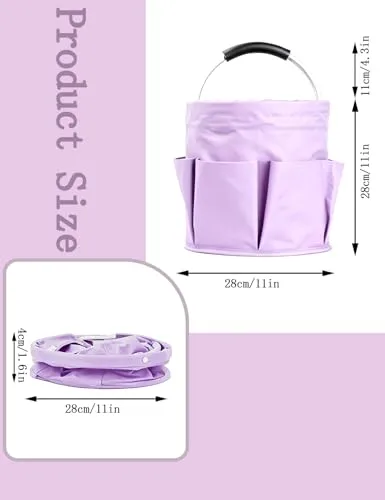 Cleaning Caddy with Handle, for Cleaning Supplies Organizer Bucket