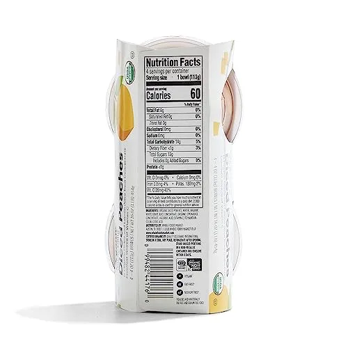365 by Whole Foods Market, Organic Diced Peaches, 16 Ounce