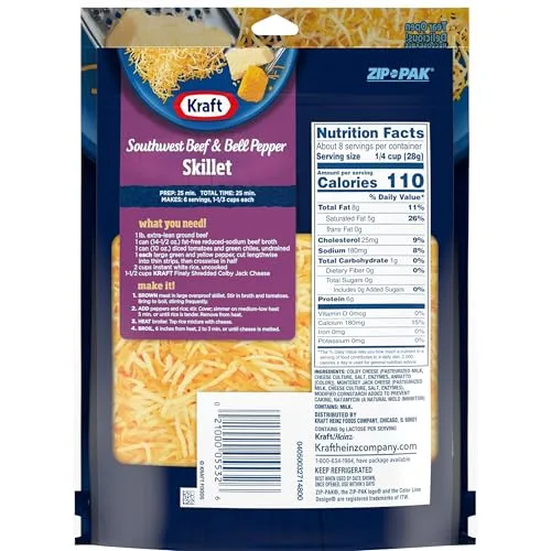 Kraft Cheese Fine Shredded Colby and Monterey Jack, 8 oz