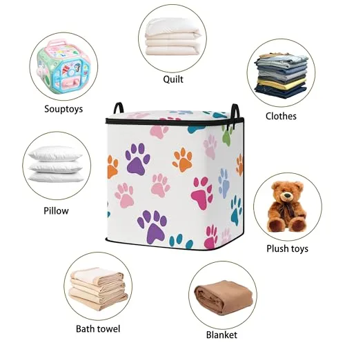 2pcs blanket storage bag for under bed,closet organizers 95L