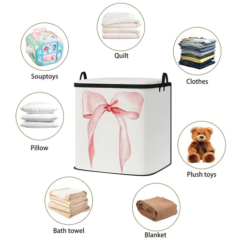 2pcs blanket storage bag for under bed,closet organizers 95L