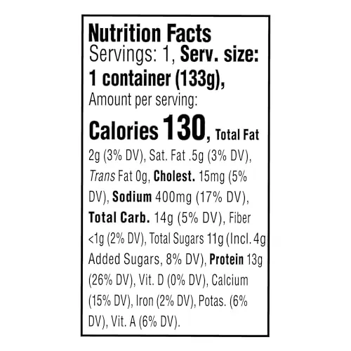 Breakstone's Cottage Doubles Lowfat Cottage Cheese & Pineapple Topping with 2% Milkfat, 4.7 oz Cup