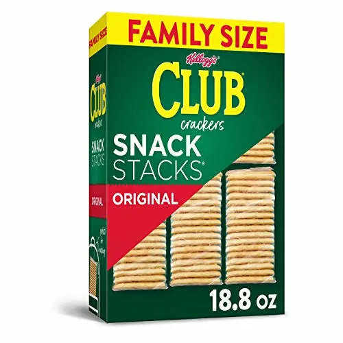 Keebler Club Crackers, Snack Stacks, Original, Grab 'N' Go, Family Size, 18.8 oz box