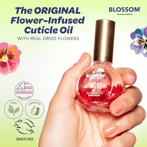 Blossom Cuticle Oil for Nails, Hydrating, Moisturizing, Matcha, 0.5 fl. oz