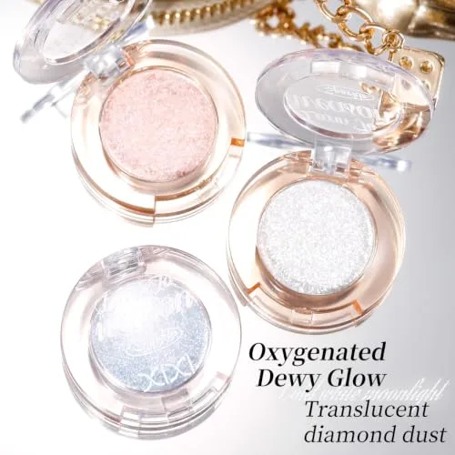 Duochrome Chameleon Eyeshadow, Color Shifting Single Eyeshadow with Multi-Chrome Shimmer Finish, High Pigment Metallic Glitter Eye Shadow, Long Lasting Sparkling Makeup for Women (02 Fairy Bloom)