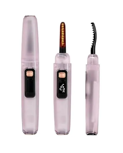 Heated Eyelash Curler, Eye Lash Curler Heated for Women's Lift – Misty Pink