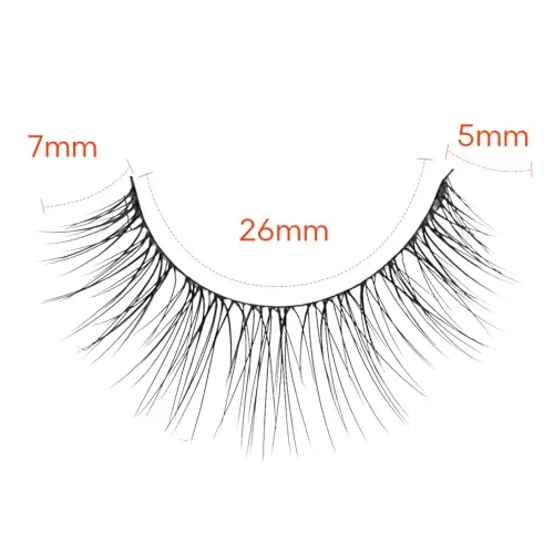 Onlyall False Eyelashes Lashes Strips Natural Lashes Natural Looking P17