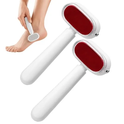 Dual‑Sided Foot Callus Remover, Foot File Callus Remover, Red*2