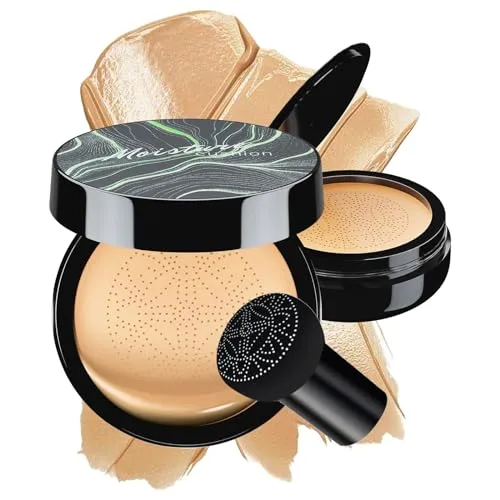 Cushion Foundation Concealer Full Coverage CC Cream, Buff Beige