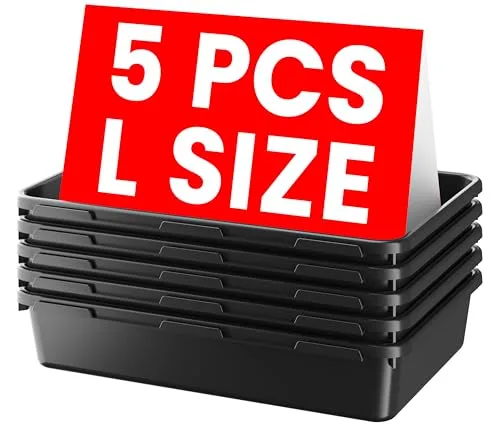 A-LUGEI 【🅻 𝟱𝗽𝗰𝘀】 Tool Box Organizer Garage Organization and Storage