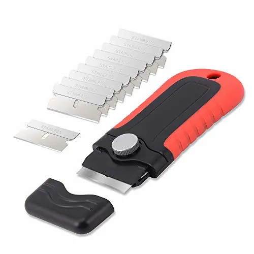 Gomake Razor Blade Scraper Tool, Windows, Glass Stovetop Paint Scraper