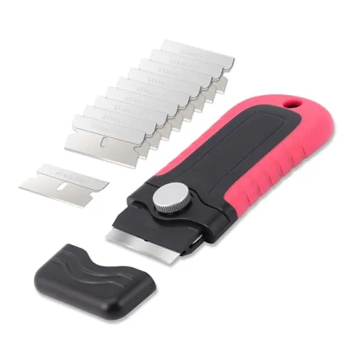 Gomake Razor Blade Scraper Tool, Windows, Glass Stovetop Paint Scraper