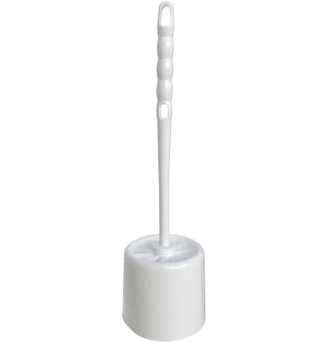 Sparta Toilet Bowl Brush with Caddy, 16 Inch, White