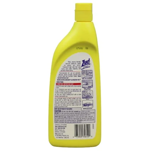 Zud Cream Cleanser, Bleach-Free Bathroom and Countertop Cleaner, 2-Pack