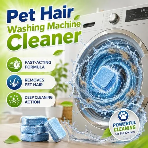 24Pcs Washing Machine Cleaning Tablets,Deep Cleaning Washer Cleaner,Multi-Purpose Washer Tub Cleaner, Fragrance-Free Formula,Targets Unpleasant Laundry Room Odors for Home Laundry Use