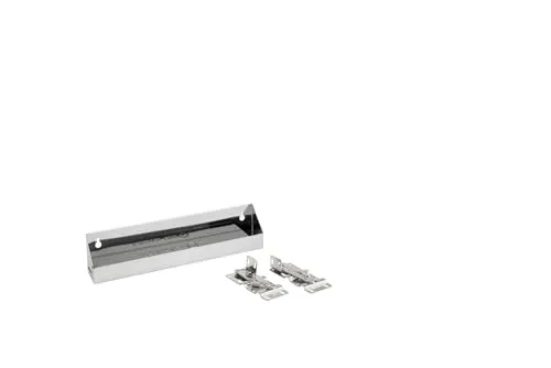 REV-A-SHELF 13" Stainless-Steel Tip-Out Tray w/Hinges for Sink Base Cabinets