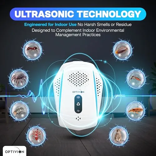 2026 Model Ultrasonic Pest Repeller 6 Pack with 3-Mode Switching Mice Repellent Indoor & Mosquito Repellent, Rodent Repellent Plug in, Ultrasonic Mouse Repellent for Home, Kitchen, Garage.