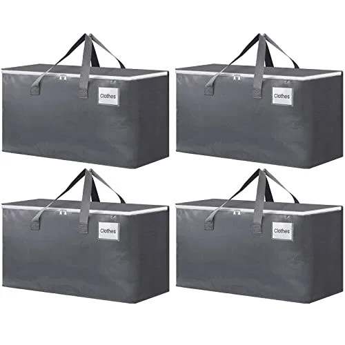 BlissTotes Large Moving Bags, Storage Bags, 93L-4 Pack